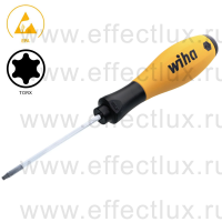 WIHA 362ESD T10 x 80 Отвёртка TORX® SoftFinish® ESD, круглое жало T10х80 мм. WI-27144