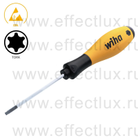 WIHA 362ESD T15 x 80 Отвёртка TORX® SoftFinish® ESD, круглое жало T15х80 мм. WI-27146