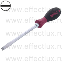 WIHA 5533 8,0 x 150 Отвёртка шлицевая ударная MicroFinish® шестигранное жало, 8.0х150 мм. WI-29136