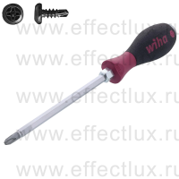 WIHA 5534 PH3 x 150 Отвёртка крестовая Phillips ударная MicroFinish® шестигранное жало, PH3х150 мм. WI-29151