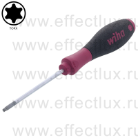 WIHA 5527 T15 x 80 Отвёртка TORX® MicroFinish® круглое жало, T15х80 мм. WI-29163