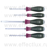 WIHA 5533 HK5 Набор ударных отвёрток MicroFinish®, Schlitz, Phillips, 5 предметов WI-29138