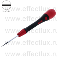 WIHA 260P 1.0 х 40 Микро-отвёртка PicoFinish® для электро-технических работ, профиль: прямой шлиц 1.0х40 мм. WI-42382