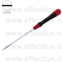 WIHA 260P 3.0 х 100 Микро-отвёртка PicoFinish® для электро-технических работ, профиль: прямой шлиц 3.0х100 мм. WI-42395