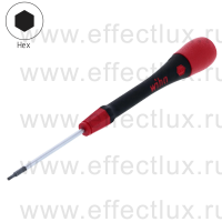 WIHA 263P 1,5 х 50 Микро-отвёртка PicoFinish® для электро-технических работ, профиль: HEX 1.5x50 мм. WI-42423