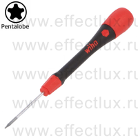 WIHA 266P PL1 х 40 Микро-отвёртка PicoFinish® для ремонта устройств iPhone®, профиль: Pentalobe, PL1х40 мм. WI-42464