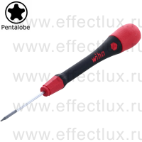 WIHA 266P PL2 х 40 Микро-отвёртка PicoFinish® для ремонта устройств iPhone®, профиль: Pentalobe, PL2х40 мм. WI-42465