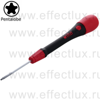 WIHA 266P PL5 х 40 Микро-отвёртка PicoFinish® для ремонта устройств iPhone®, профиль: Pentalobe, PL5х40 мм. WI-42468