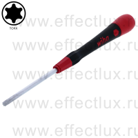 WIHA 267P T15 х 60 Микро-отвёртка PicoFinish® для электро-технических работ, профиль: TORX® T15х60 мм. WI-42484