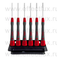WIHA 265P K6 Набор микро-отвёрток PicoFinish® с профилем шестигранный торцевой ключ, 6 предметов+держатель WI-42994