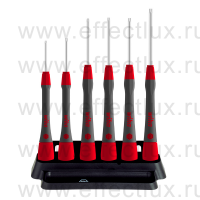 WIHA 267P K6 Набор микро-отвёрток PicoFinish® профиль: TORX® T4-T9, 6 предметов+держатель WI-42997