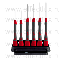 WIHA 264P K6 Набор микро-отвёрток PicoFinish® профиль: HEX ball, 6 предметов+держатель WI-42993