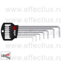 WIHA 369 H7 Набор шестигранных штифтовых ключей HEX со сферической головкой в держателе "Classic", SW1,5-SW6 мм. 7 предметов WI-01416