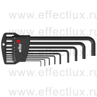 WIHA 352 H9B Набор шестигранных штифтовых ключей HEX в держателе "Classic", SW1,5-SW10 мм. 9 предметов WI-06386