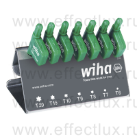 WIHA 370 VB Набор отвёрток TORX® с рукояткой-флажком на металлической подставке, T6-T20, 7 предметов WI-25625