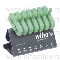 WIHA 365IP VB Набор отвёрток TORX PLUS® с рукояткой-ключиком на металлической подставке, T6IP-T20IP, 7 предметов WI-26261