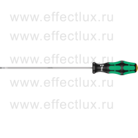 WERA Kraftform Plus 335 SL 4.0 Отвёртка шлицевая, 0.8 x 4.0 x 200 мм. WE-110006