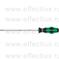 WERA Kraftform Plus 350 PH2 Отвёртка крестовая Phillips PH2х200 мм. WE-008725