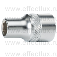 HEYTEC 50850-6AF 3/8" Головка торцевая, привод: 1/2", размер: AF 3/8", длина: 38 мм., вес: 49 грамм HE-50850631983