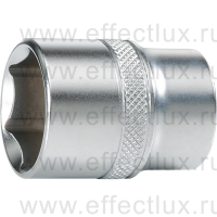 HEYTEC 50850-6AF AF 9/16" Головка торцевая, привод: 1/2", размер: AF 9/16", длина: 38 мм., вес: 53 грамма HE-50850632583