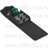 WERA Kraftform Kompakt Stubby 1 набор бит с короткой отвёрткой-битодержателем и магнитом, 19 предметов, PH 1/2, PZ 1/2, TX 10-30, HEX 2-5.5, SL 5.5/6.5 WE-057471