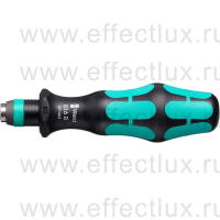 WERA 816 R Ручка-бито-держатель с быстро-зажимным патроном Rapidaptor, 1/4" C6.3/E6.3, 119 мм. WE-051462