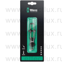 WERA 816 R SB SiS Ручка-бито-держатель с быстро-зажимным патроном Rapidaptor, 1/4" C6.3/E6.3, 119 мм. WE-073540