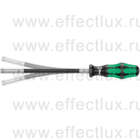 WERA 393 S Kraftform Отвёртка-бито-держатель особо тонкой формы с гибким стержнем, 1/4" С 6.3х271.50 мм. WE-028161