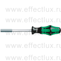 WERA 810/1 Vario Kraftform Отвёртка-бито-держатель со стопорным кольцом, 1/4" С 6.3х120 мм. WE-051005