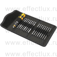 WERA Набор Kraftform Kompakt 60 ESD в сумке из текстиля, 17 предметов WE-051043
