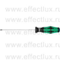 WERA Kraftform Plus 352 2.0 Отвёртка с внешним шестигранником, с шаром, 2.0 x 100 мм. WE-022800