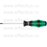 WERA Kraftform Plus 352 4.0 Отвёртка с внешним шестигранником, с шаром, 4.0 x 100 мм. WE-022810