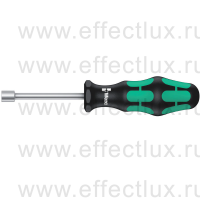 WERA Kraftform Plus 395 HO 1/2" Отвёртка торцевая, с внутренним шестигранником и полым отверстием, 1/2" x 90 мм. WE-029507