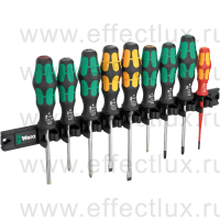 WERA Kraftform 9650 Магнитный держатель и набор отвёрток Kraftform SL+PH+PZ+TX, 9 предметов WE-051012