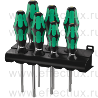 WERA 367/7 TORX® HF Kraftform Plus Набор отвёрток, с фиксацией + подставка, 7 предметов WE-223161
