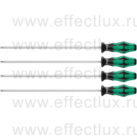 WERA 367/4 TORX® HF extra lang Kraftform Plus Набор отвёрток, с фиксацией, длинных, 4 предмета WE-028074