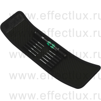 WERA Kraftform Kompakt Micro 11 Universal 1 Набор бит прецизионных SL+PH+HEX PLUS+TX и рукоятки-битодержателя , 11 предметов WE-135938