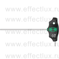 WERA 454 Hex-Plus HF Imperial Отвёртка с внешним шестигранником с Т-образной рукояткой фиксацией и дополнительным коротким рабочим концом, 1/8" x 150 мм. WE-023359