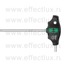 WERA 454 Hex-Plus HF Imperial Отвёртка с внешним шестигранником с Т-образной рукояткой фиксацией и дополнительным коротким рабочим концом, 1/4" x 150 мм. WE-023364