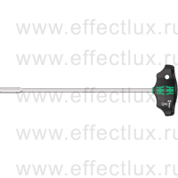 WERA 495 Отвёртка торцевая с внутренним шестигранником, с Т-образной рукояткой, с отверстием для подвеса, 5 x 230 мм. WE-023381