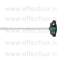 WERA 495 Отвёртка торцевая с внутренним шестигранником, с Т-образной рукояткой, с отверстием для подвеса, 5.5 x 230 мм. WE-023382