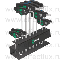 WERA Bicycle Set 6 Набор велосипедиста: Отвёртки с Т-образной рукояткой на металлической подставке, 10 предметов WE-004174