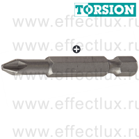 WERA 851/4 TZ PH2 Бита торсионная для винтов Phillips, вязко-твёрдая, 1/4" E6.3, PH 2 x 50 мм. WE-059810