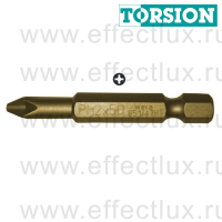 WERA 851/4 TH PH2 Бита торсионная для винтов Phillips, сверхтвёрдая, 1/4" E6.3, PH 2 x 50 мм. WE-059860