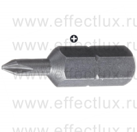 WERA 851/1 Z PH Бита универсальная для винтов Phillips, вязко-твёрдая, 1/4" C6.3, PH 0 x 25 мм. WE-056500