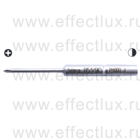 WERA 851/9 C J PH Бита для винтов Phillips твёрдое исполнение, с хвостовиком Halfmoon 4 мм., PH 000 x 44 мм. WE-134605