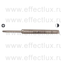 WERA 851/9 C J PH Бита для винтов Phillips твёрдое исполнение, с хвостовиком Halfmoon 4 мм., PH 0 x 64 мм. WE-135273