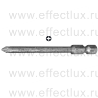 WERA 851/4 A PH Бита для винтов Phillips сверхтвёрдая, с заострёнными гранями наконечника, 1/4" E6.3, PH 1 x 70 мм. WE-134370