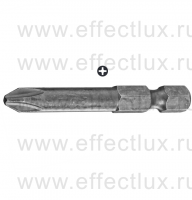 WERA 851/4 A PH Бита для винтов Phillips сверхтвёрдая, с заострёнными гранями наконечника, 1/4" E6.3, PH 2 x 50 мм. WE-134931