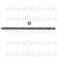 WERA 851/4 A PH Бита для винтов Phillips сверхтвёрдая, с заострёнными гранями наконечника, 1/4" E6.3, PH 2 x 152 мм. WE-134910